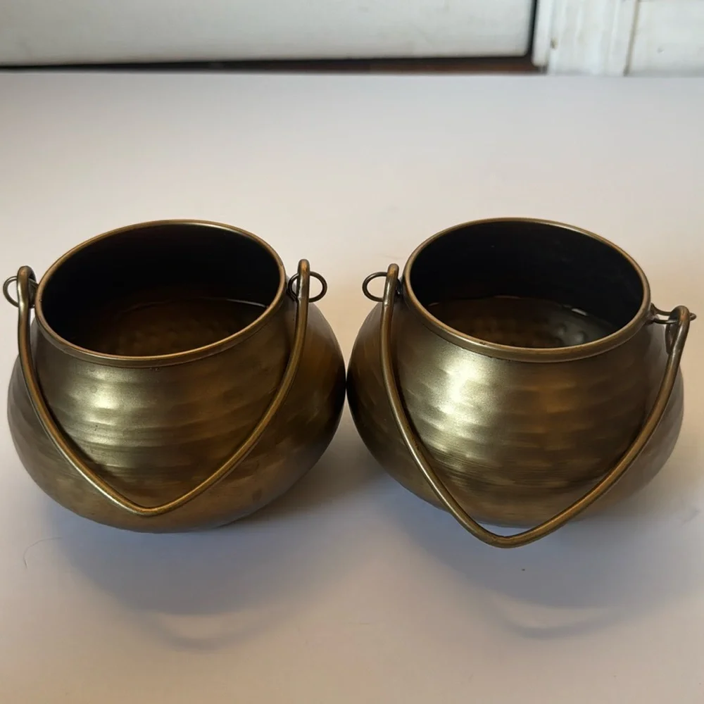 Pottery Barn brass decoration piece
